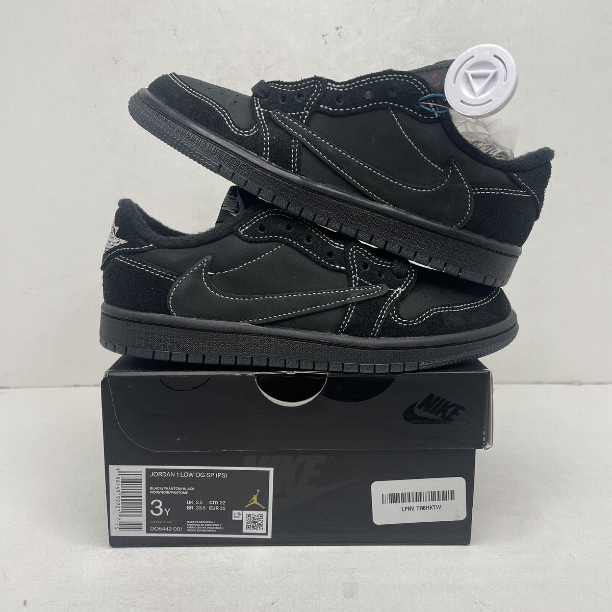 Jordan 1 Low Dunk X Travis Scott Black Phantom